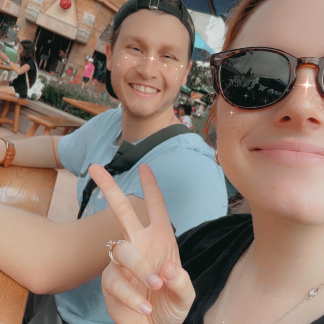 At one of the theme parks ♥️