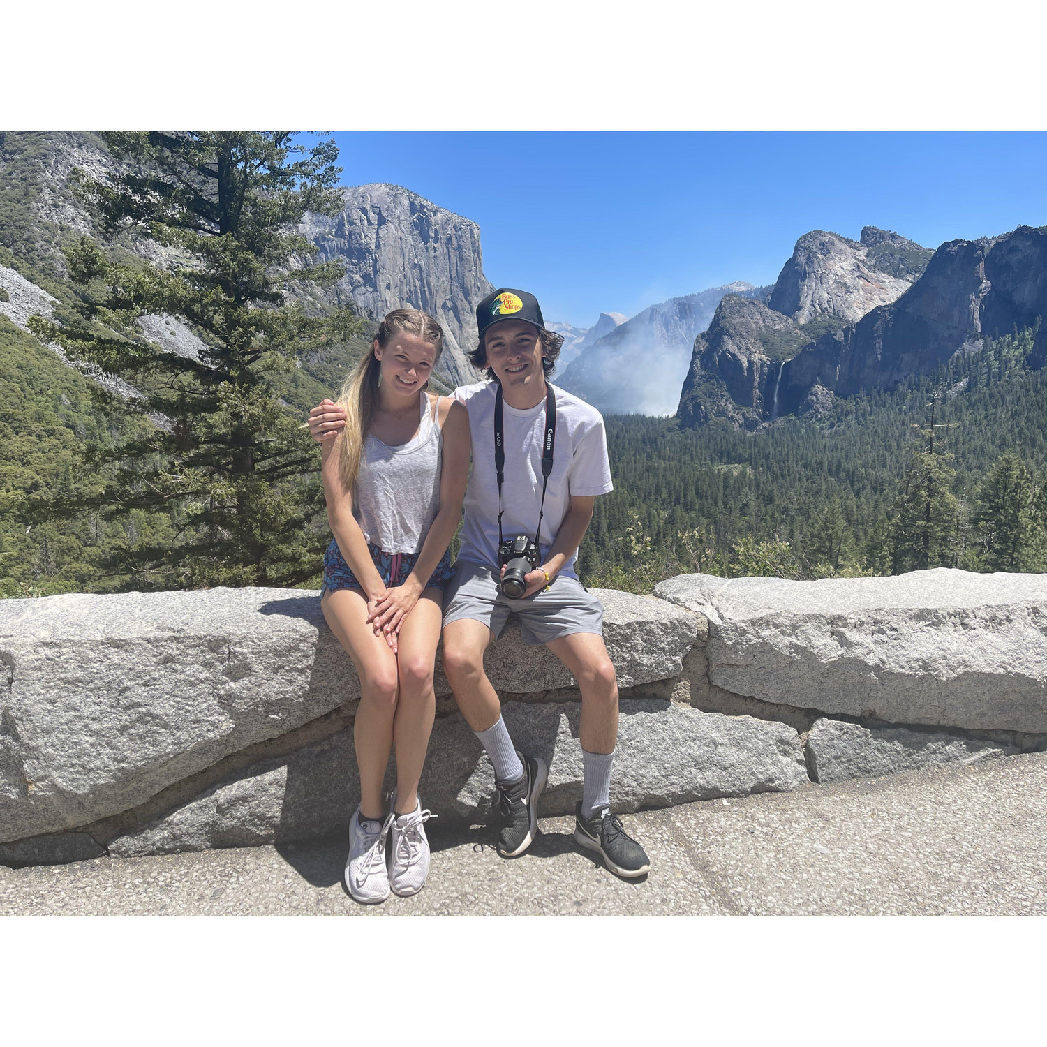 Gavin's first time in Yosemite.