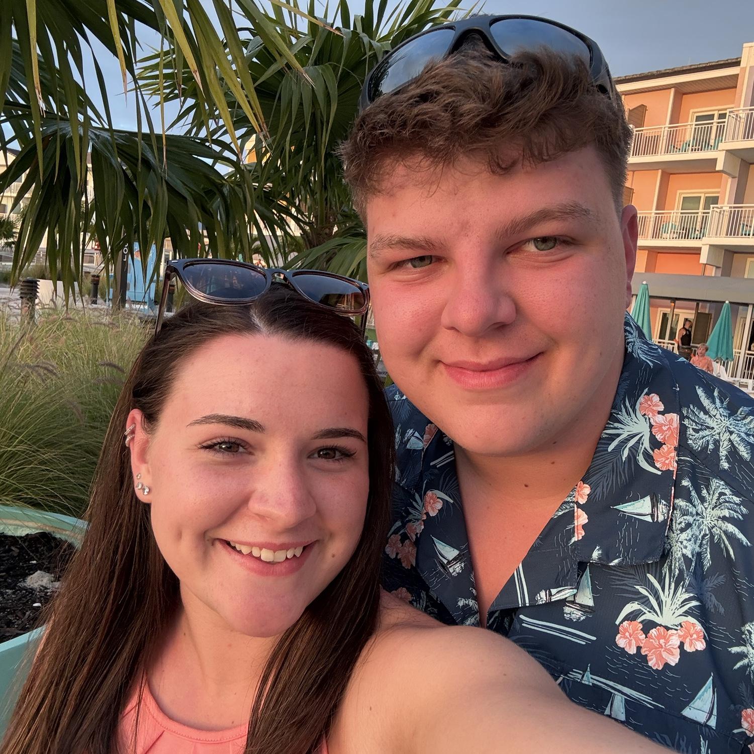 Our first vacation as fiancés!! Fort Myers Beach, FL