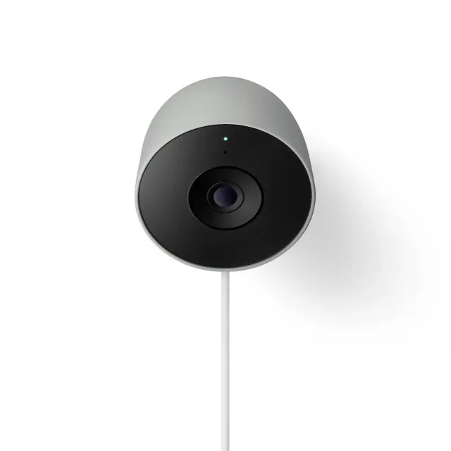Google Nest Cam Outdoor - Outdoor Security Camera with 2K Video - Works with Google Home - With Gemini - Hazel