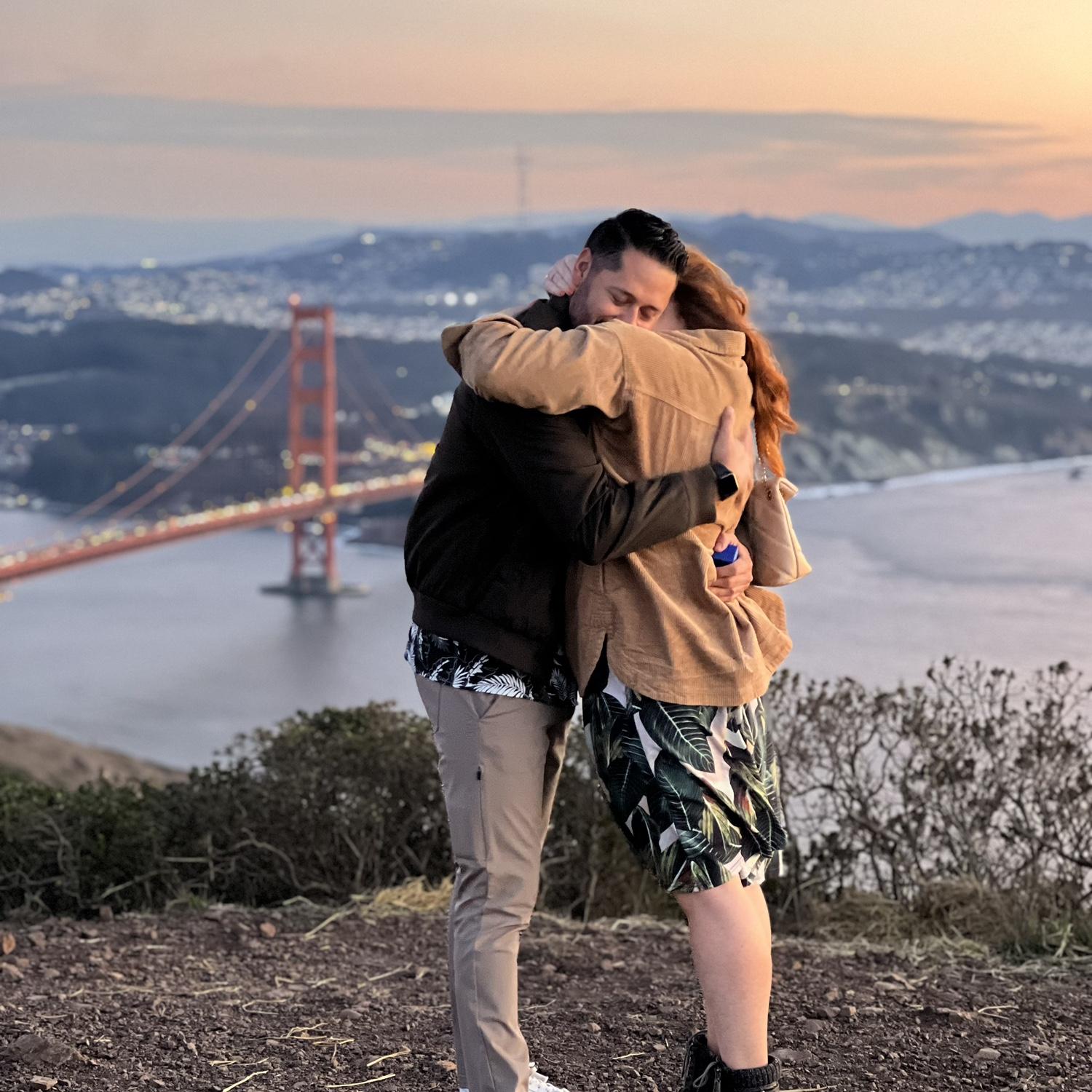 The moment after “she said yes”.💍

📸 credit to Jads and Chad💕