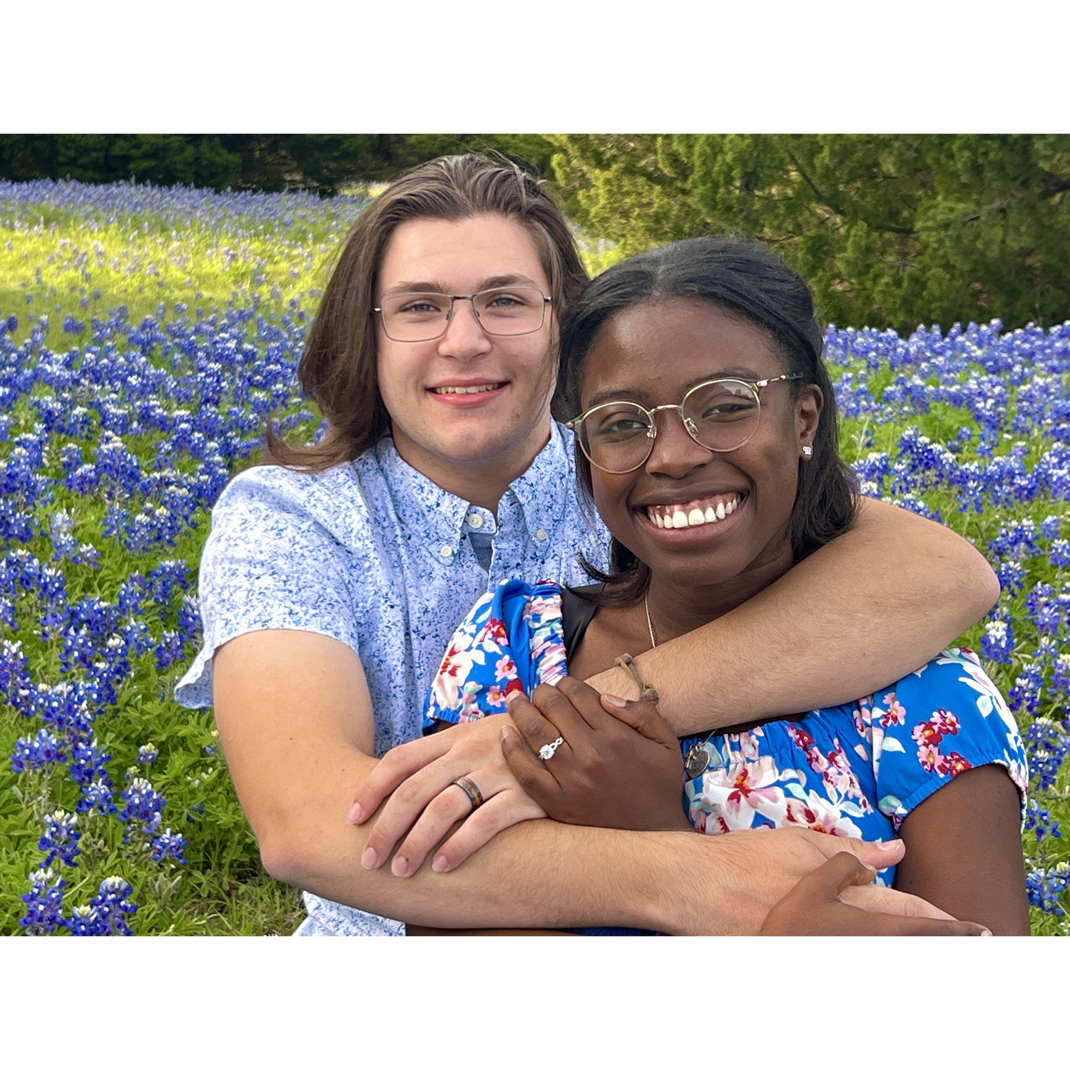 Engagement Blue Bonnet Pictures