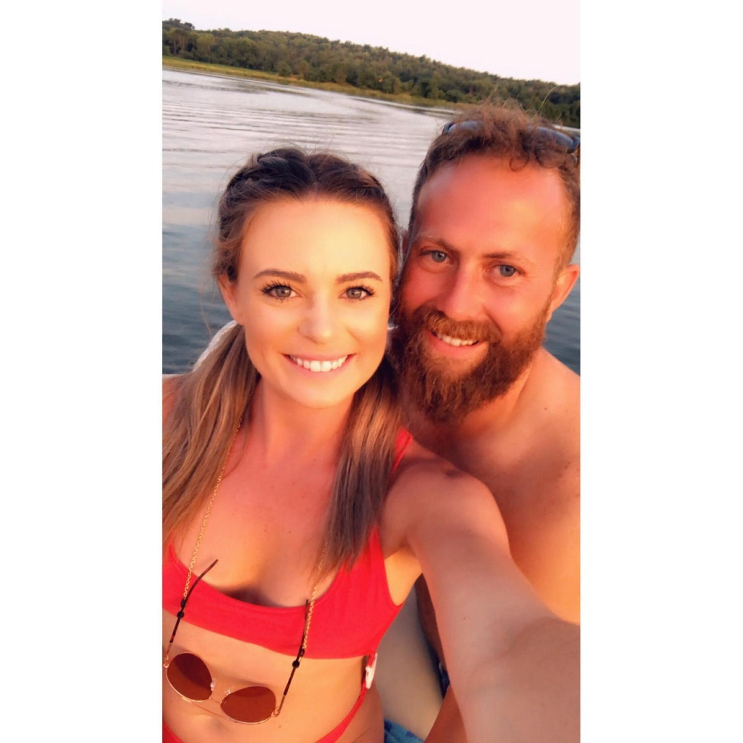 4th of July lake day, one of Ashley's favorite activities to do!