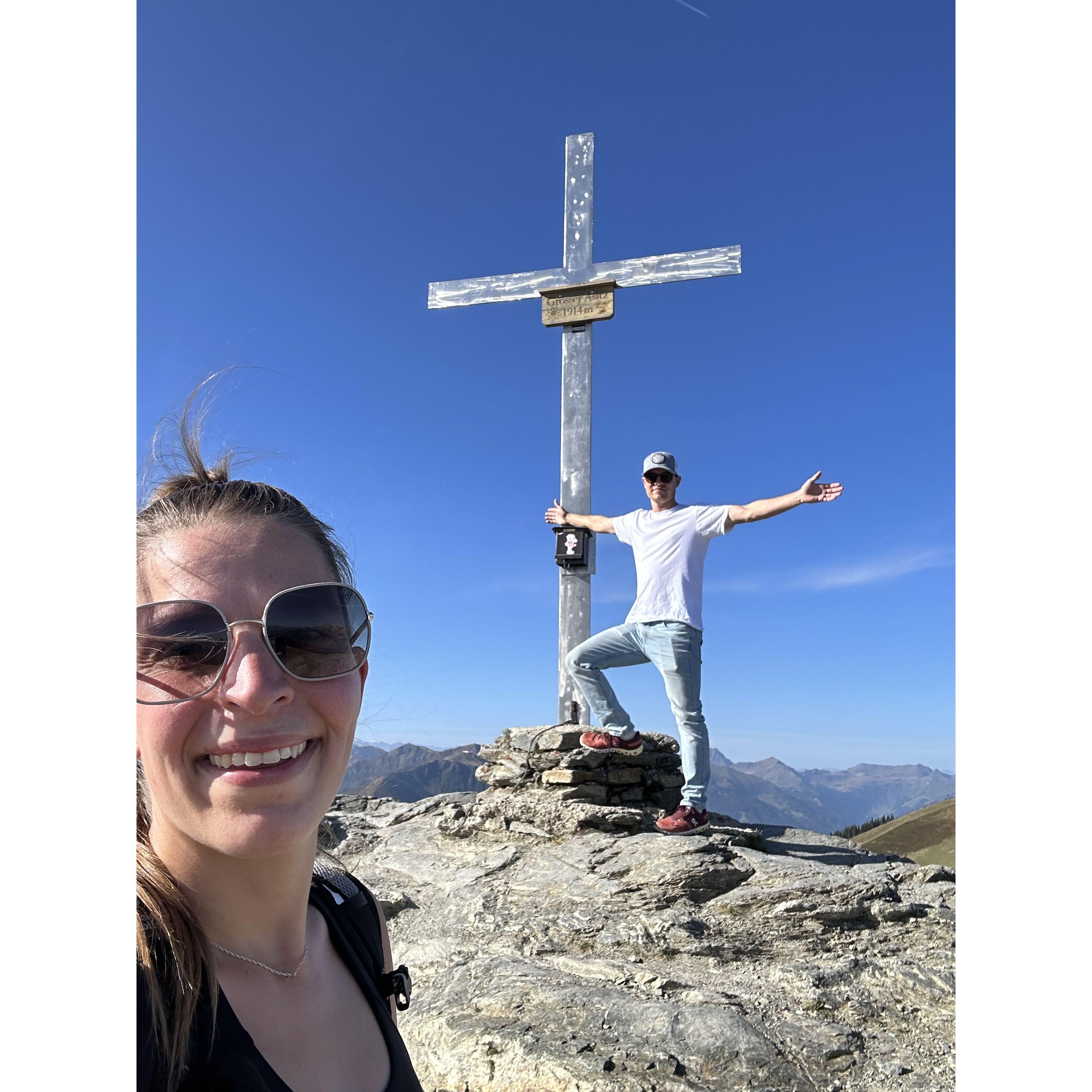 Nate's highest summit.