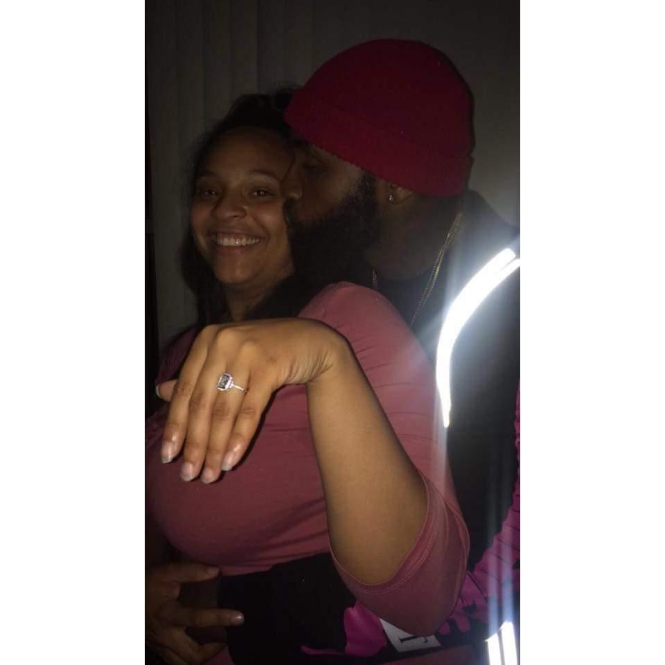 Best night of the year.. the night I said "YES"!! My sister threw me a surprise party for Brian's Big Request..