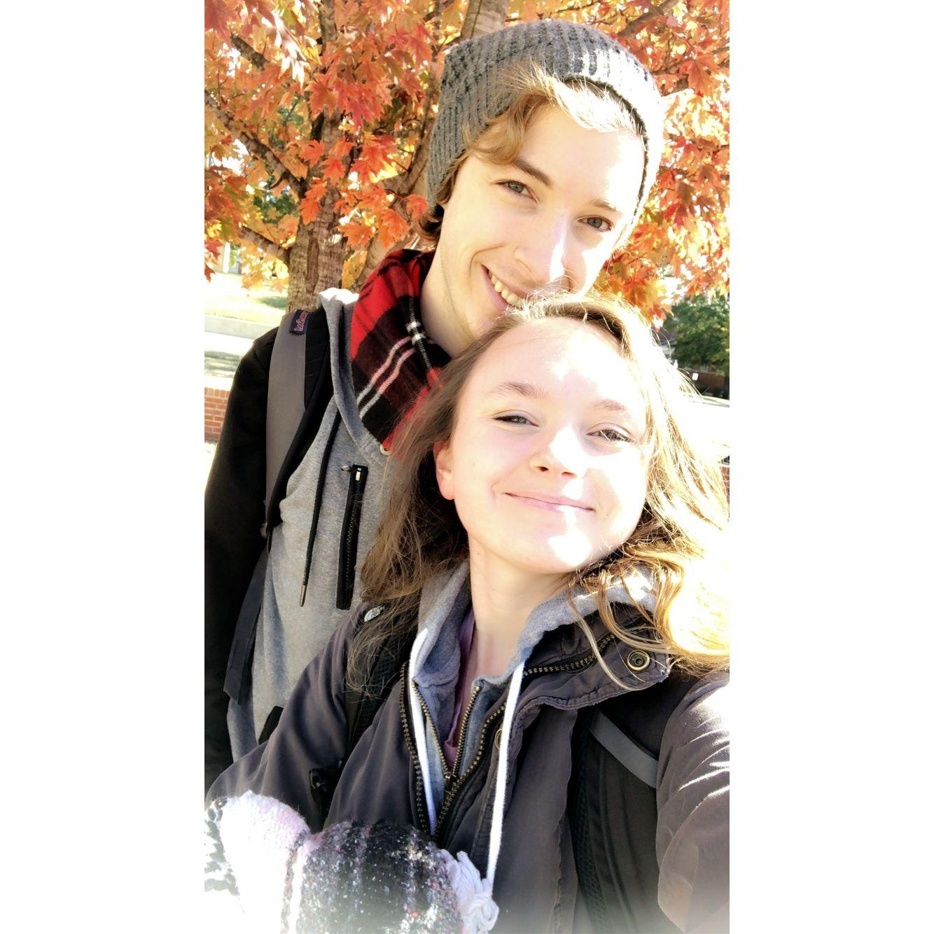 This was my background on my phone for a LONG time. Starkville in the fall (11/9/2019) - C 🩵