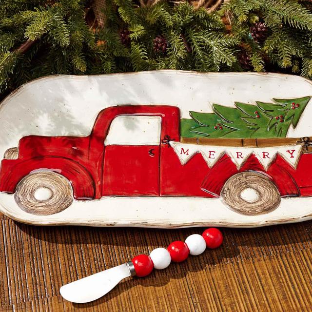 Christmas Truck Hostess Set