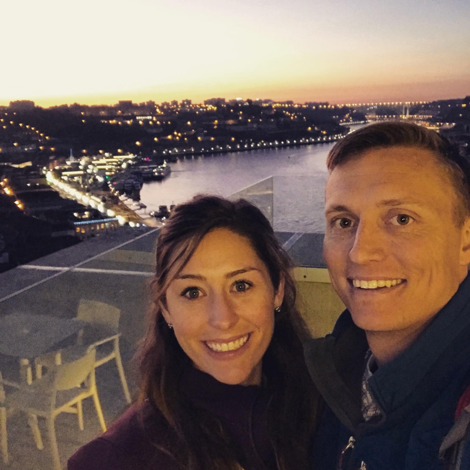 Beautiful sunset in Porto, Portugal.
(December 2017)