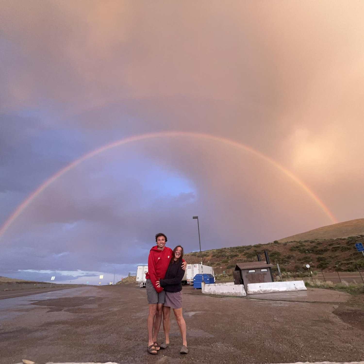 Full Double Rainbow, Nevada. Summer 2025