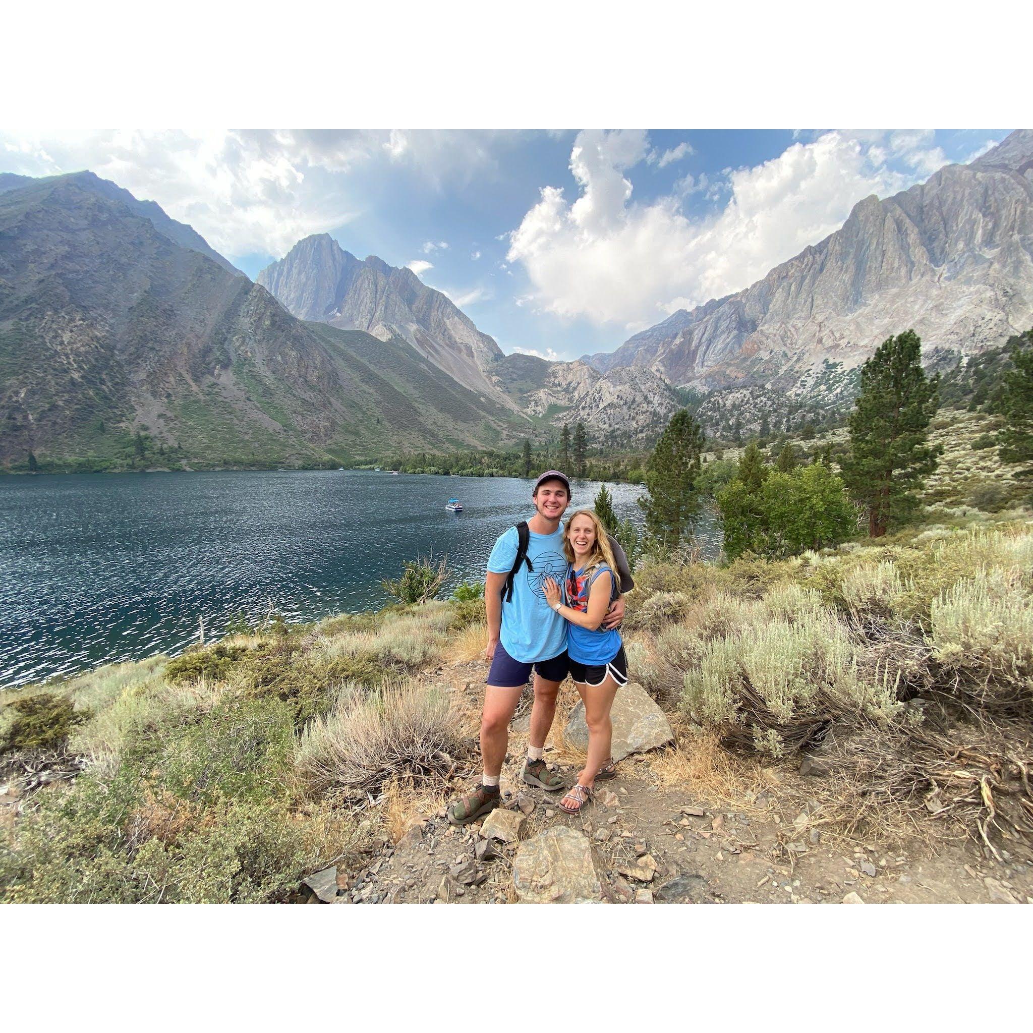 We got to enjoy a vacation with Savyon's mom and partner in Mammoth Lakes, and got to hike around gorgeous lakes every day!