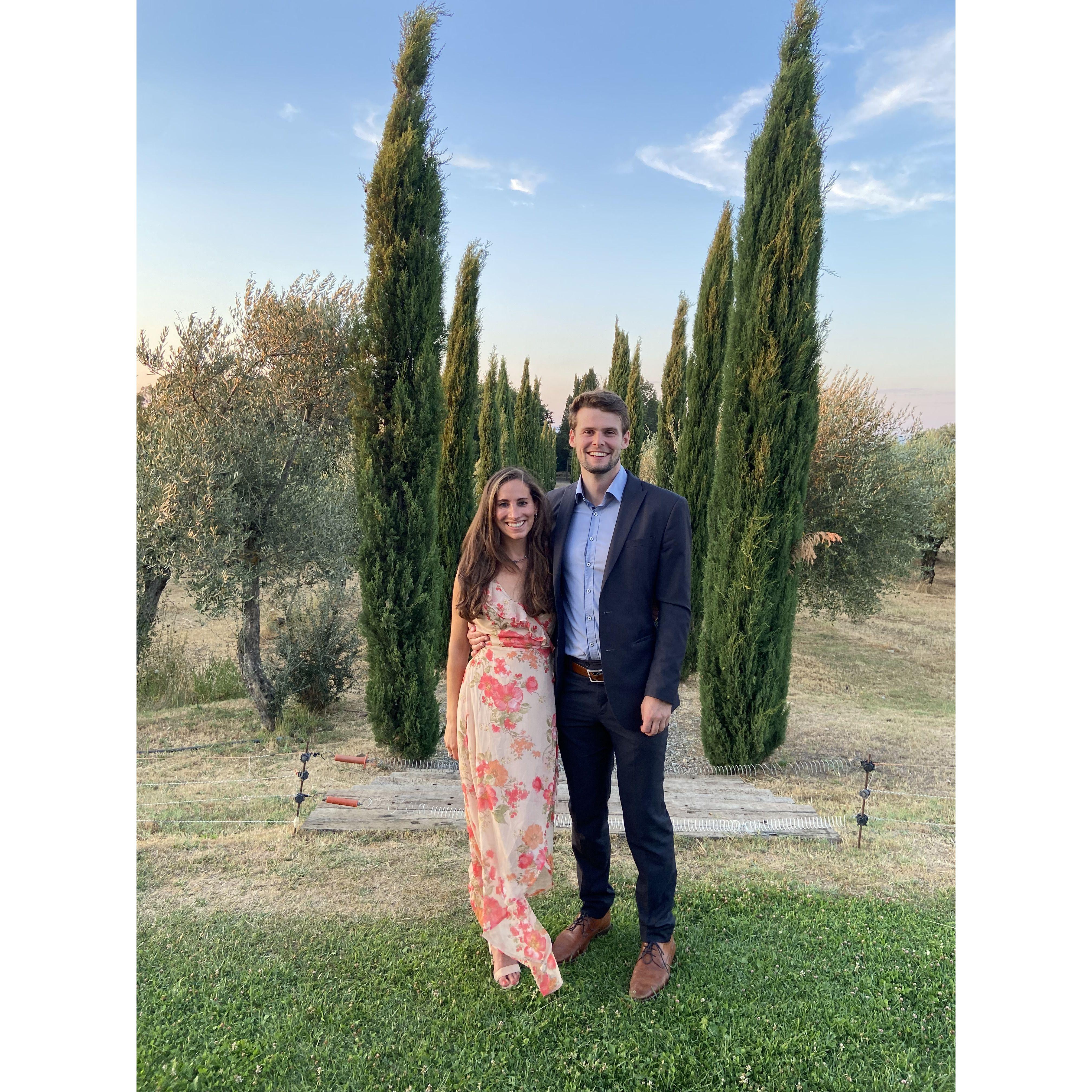 Our friends wedding in Tuscany