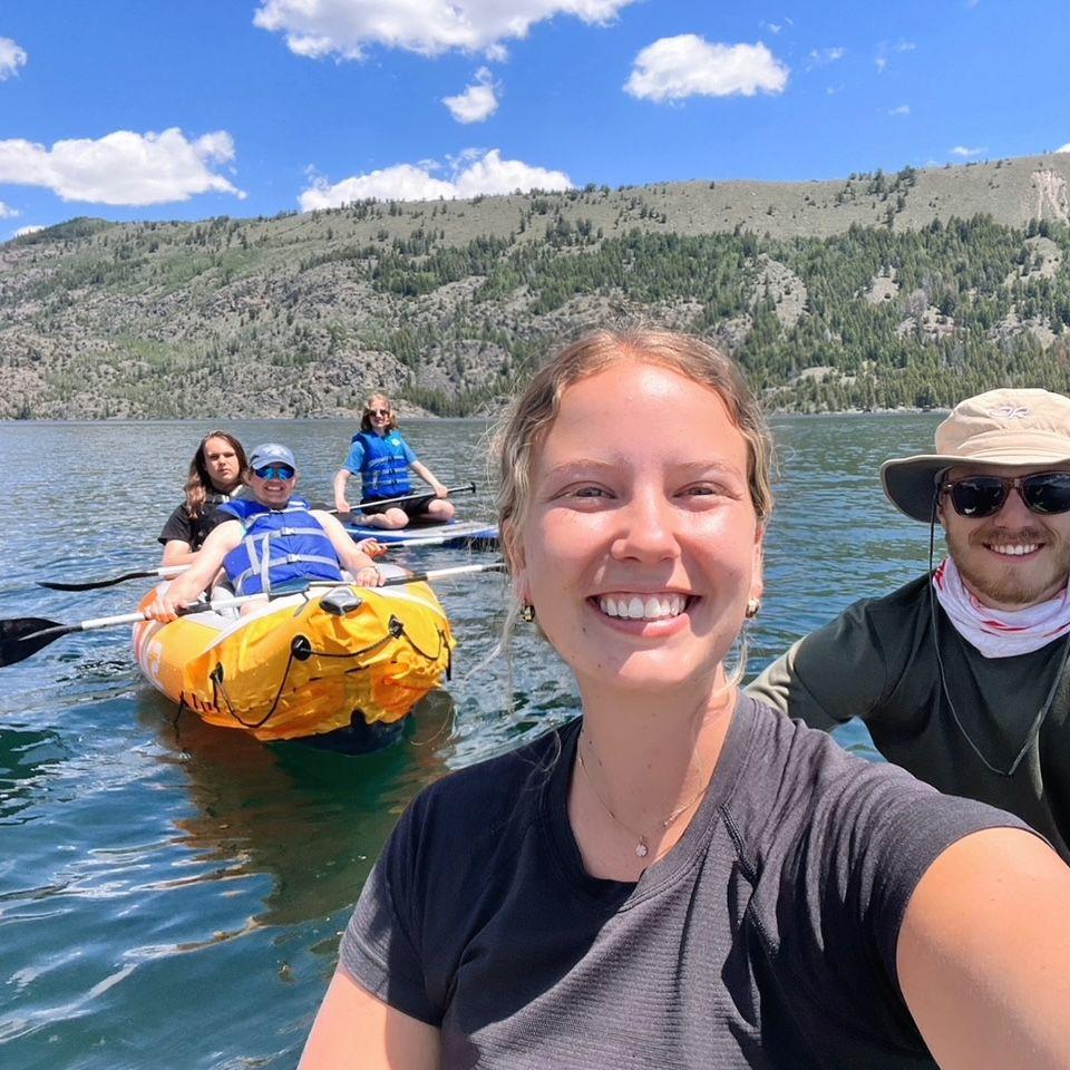 Not so inflatable kayaks on Freemont Lake with the family in Pinedale, WY. (2024)