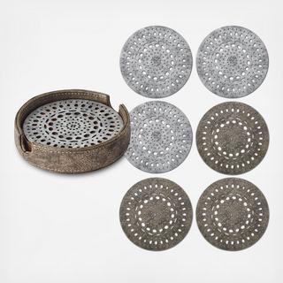 Mandala Reversible Coaster, Set of 6