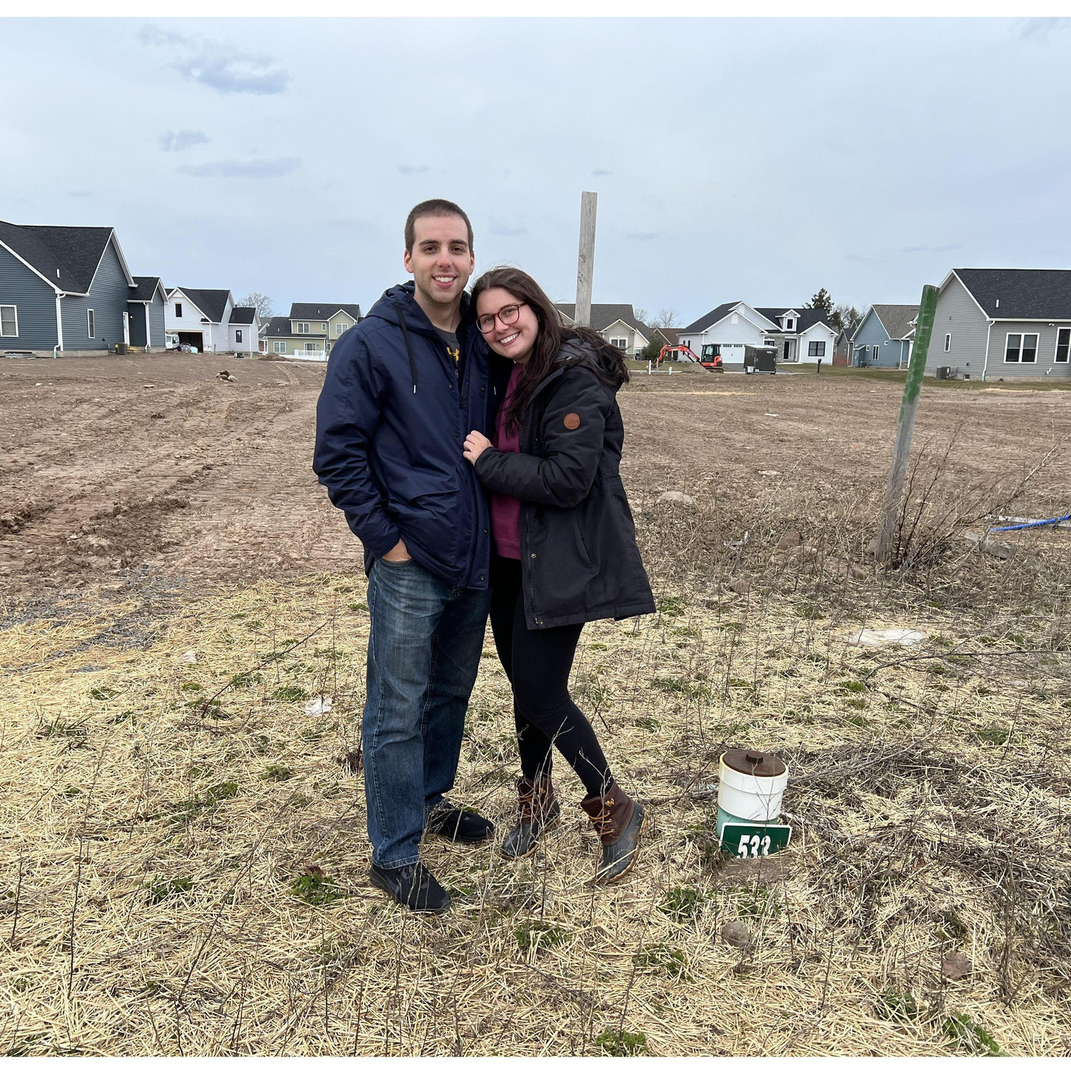 Lot 533 where we built our first home together! March 2023