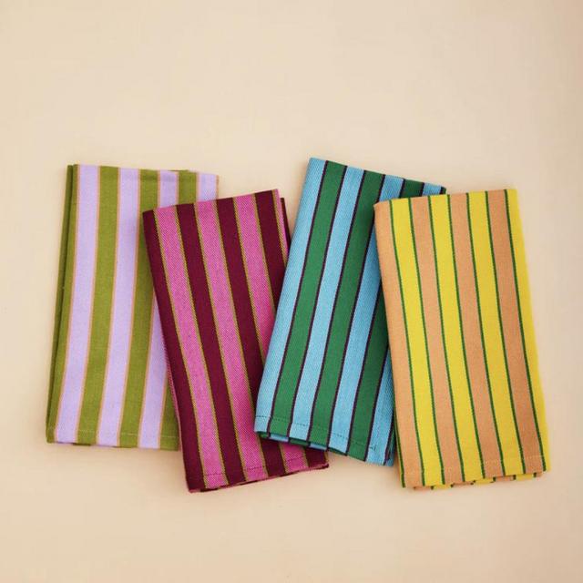 Herb Stripe Napkins (set of 4)