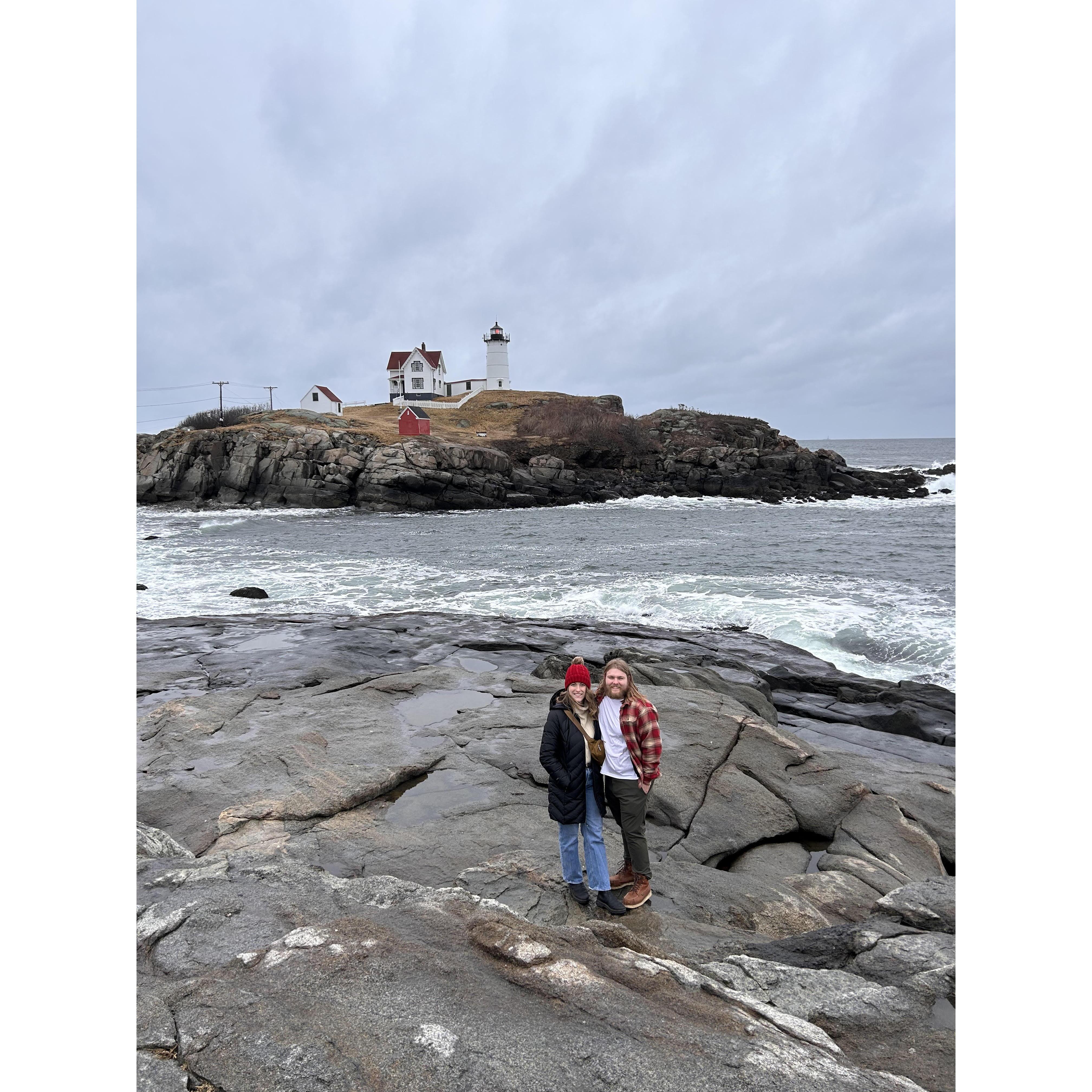 January 2023 - Visiting Maine for the first time! Nubble Lighthouse, York, Maine