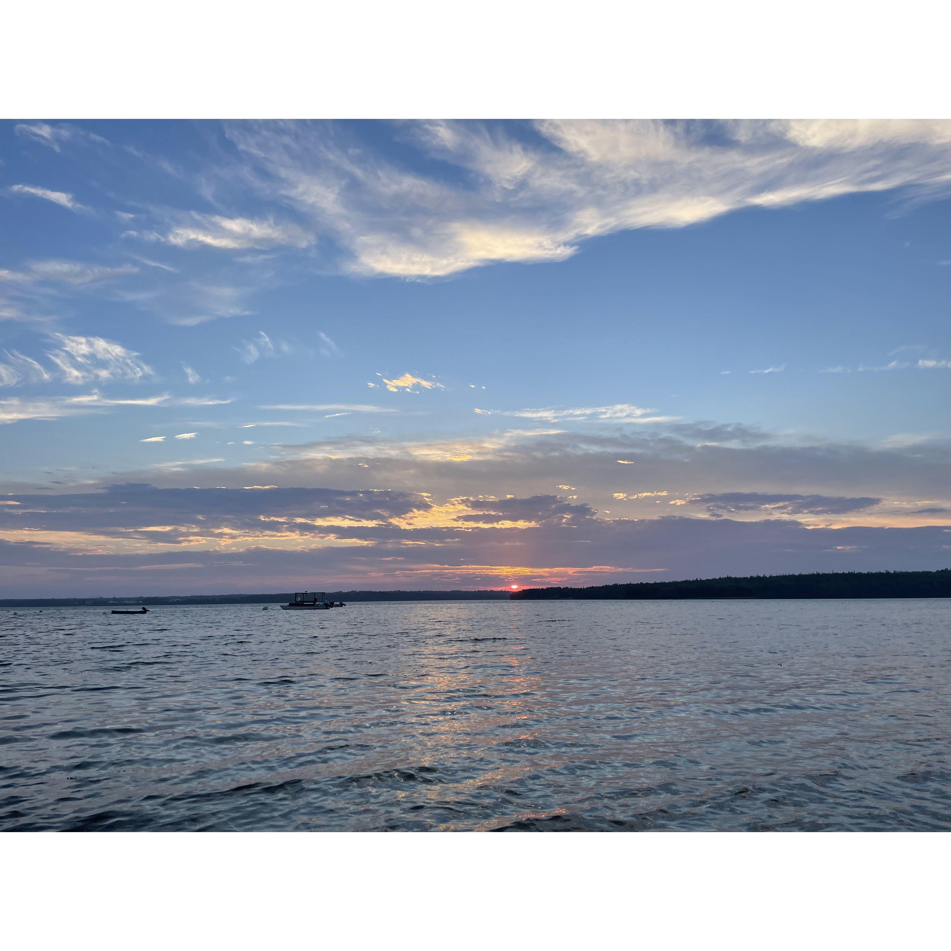 Hadley Point sunset!