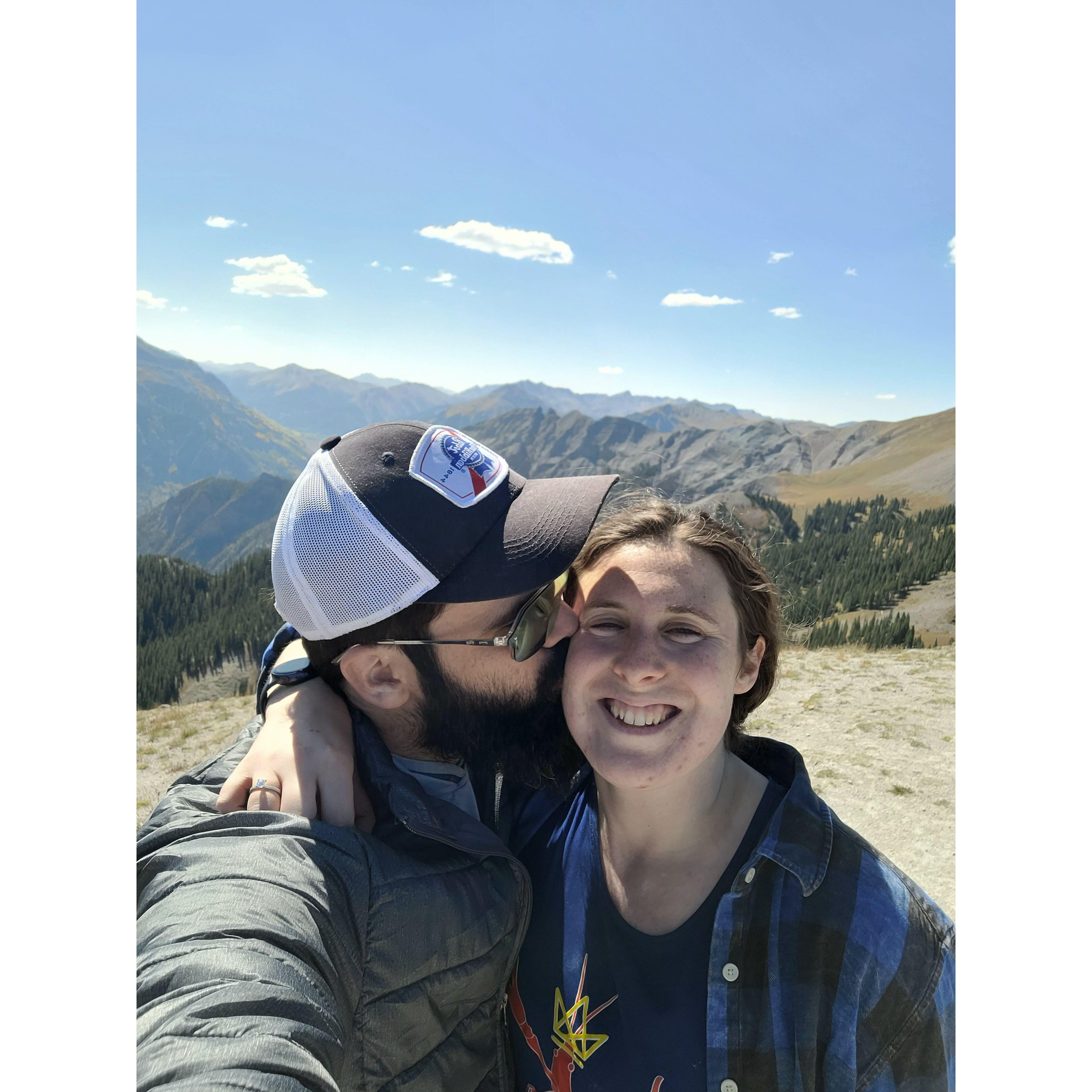 Hiking in beautiful Ouray CO