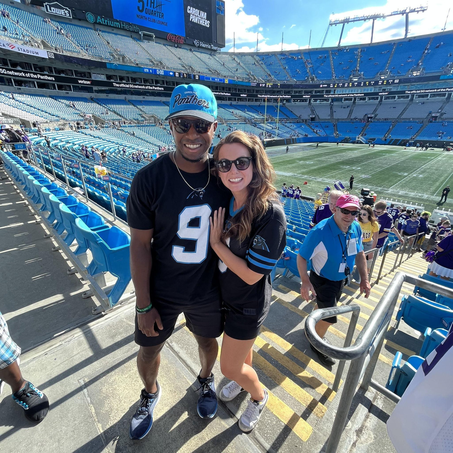 First trip to Charlotte for a Panthers game