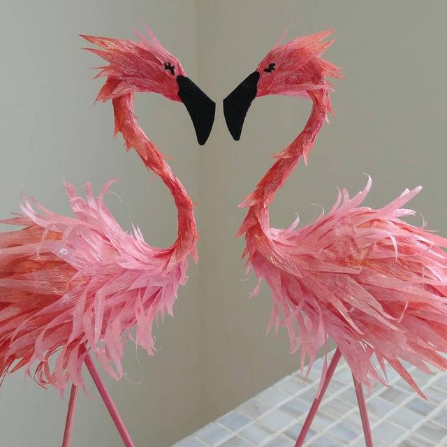 Flamingo Cake Topper