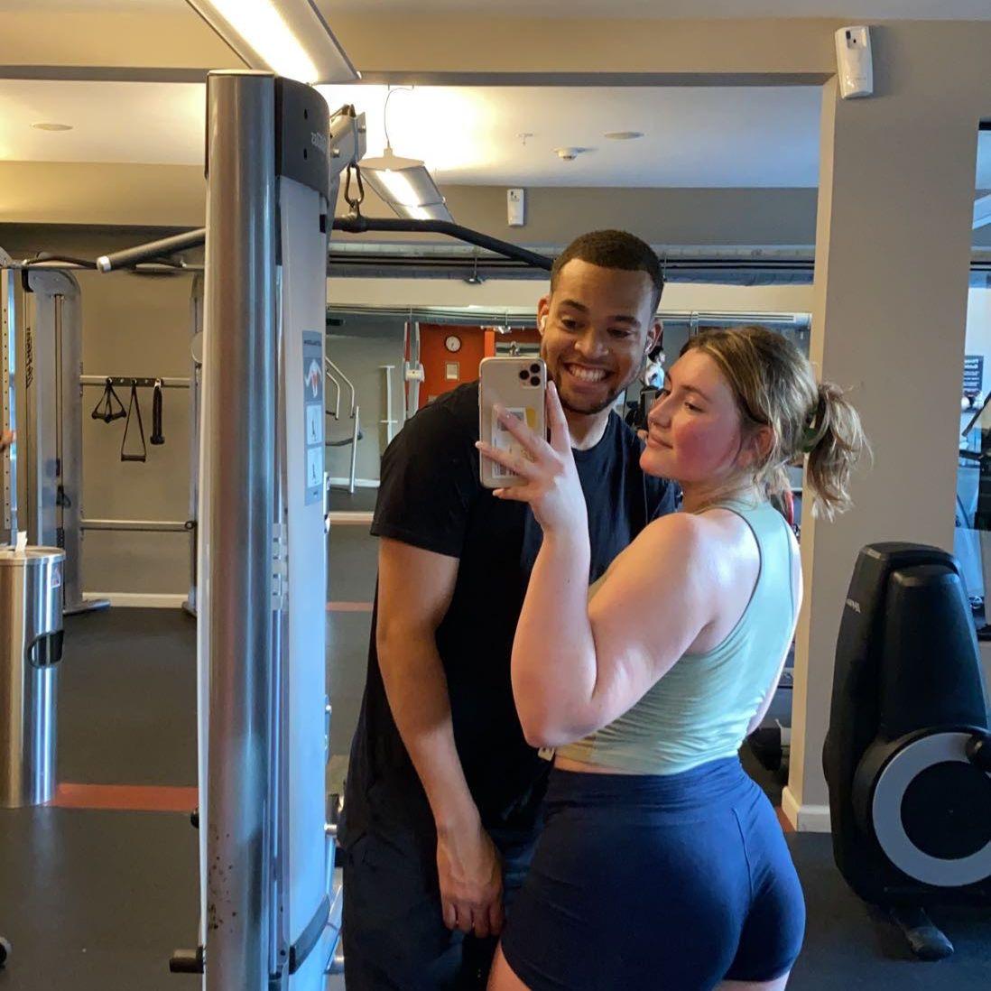 Working out, getting fit, feeling good.