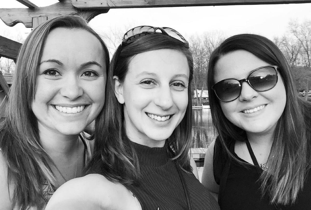 Mikayla with Weeze and Danielle