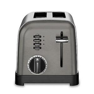 Cuisinart® 2-Slice Stainless Steel Toaster in Black Stainless