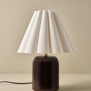 Farrah Table Lamp - Deep Burgundy