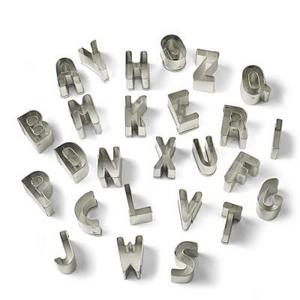 ABC Mini Cookie Cutter Set