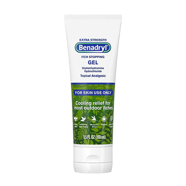 Benadryl Extra Strength Anti-Itch Gel, 2 Percentage Diphenhydramine HCI Topical Analgesic & Histamine Blocker for Relief of Outdoor Itches Associated with Poison Ivy, Insect Bites & More, 3.5 fl. oz