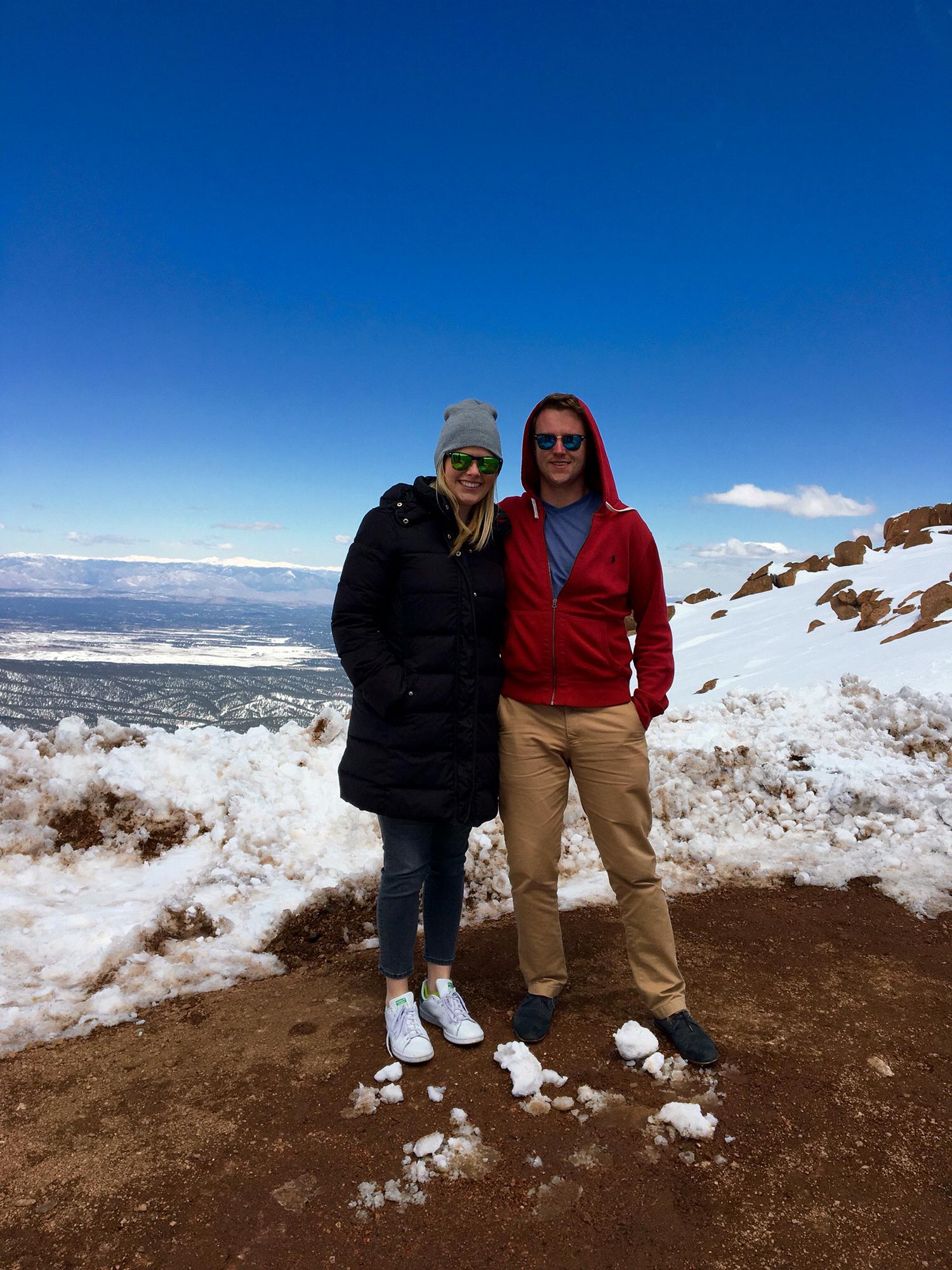 On top of the world with you [Pike's Peak, CO]