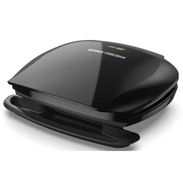 George Foreman Classic-Plate Electric Indoor Grill and Panini Press