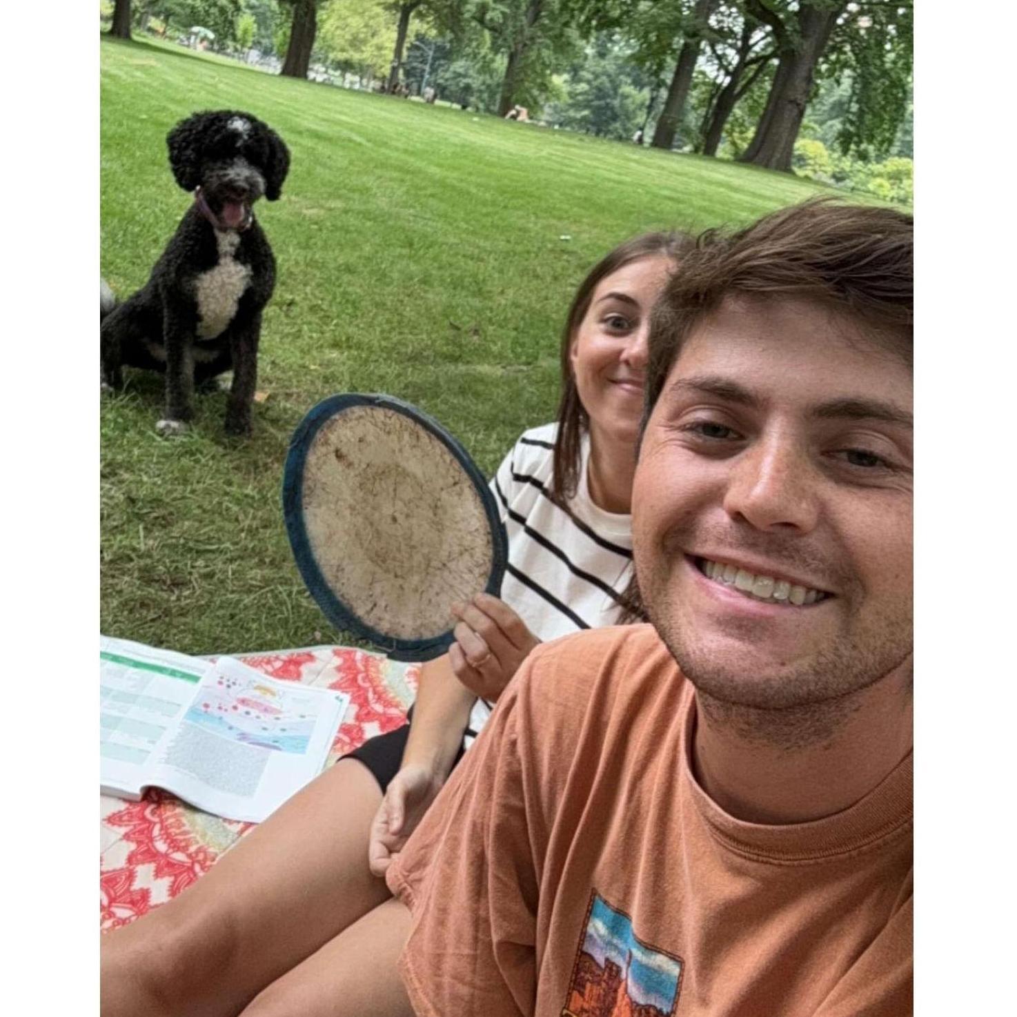 Park days with Loki and his frisbee