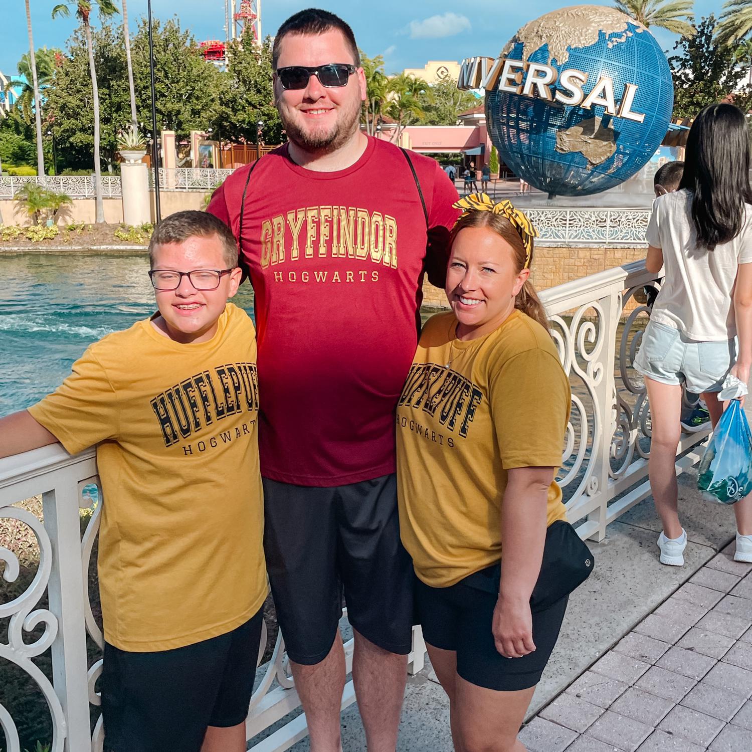 Vacation to Universal Studios for Parker's 13th birthday in August 2022