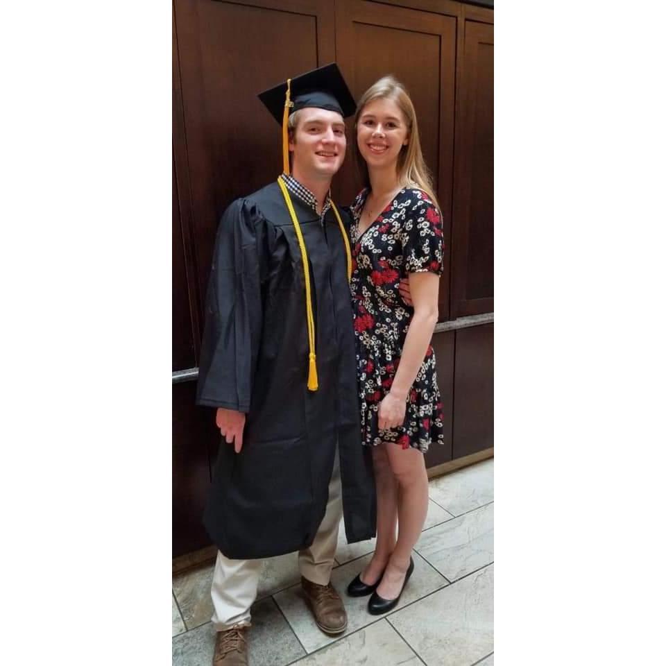 Adam's college graduation