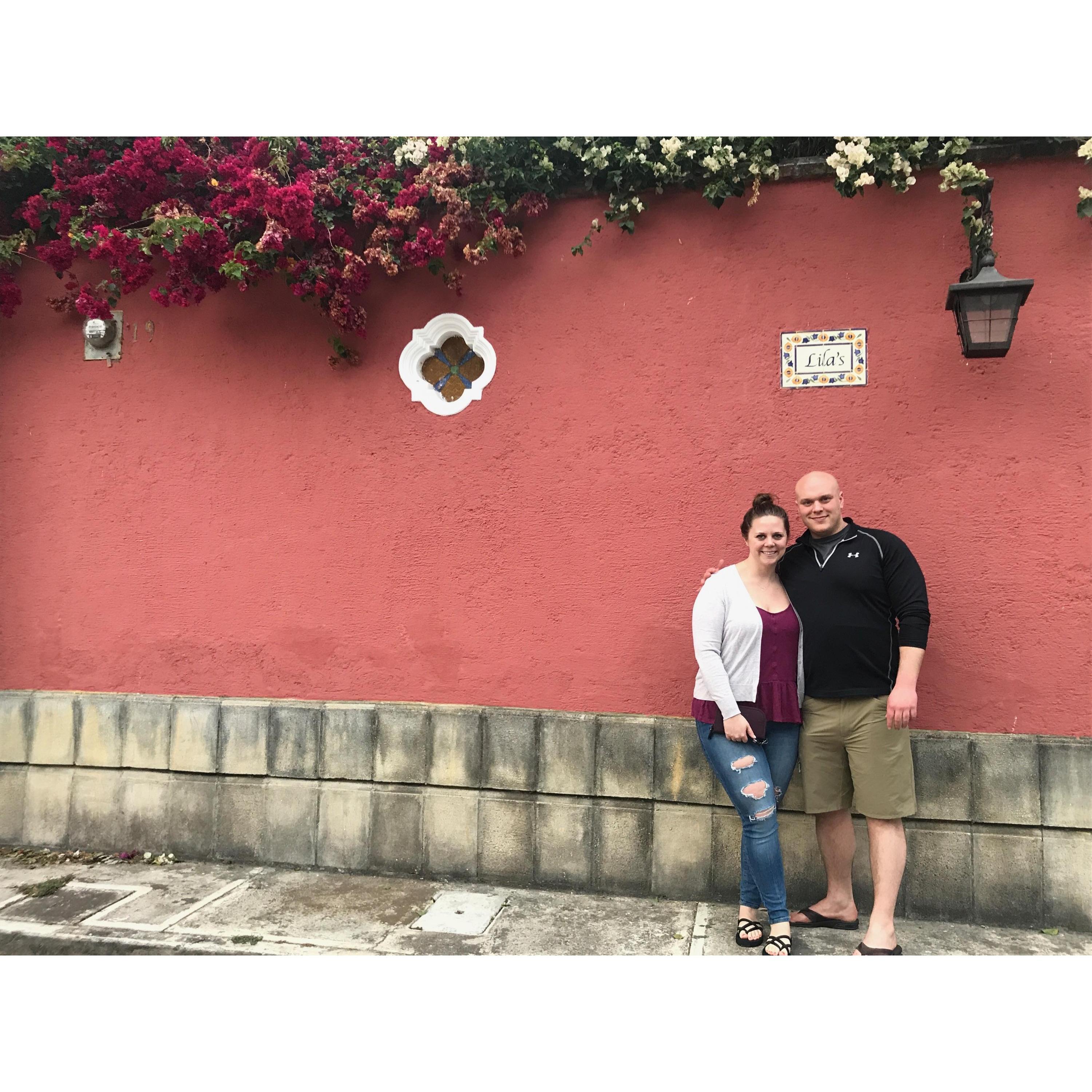 Our first international trip together. Antigua, Guatemala (April 2018)