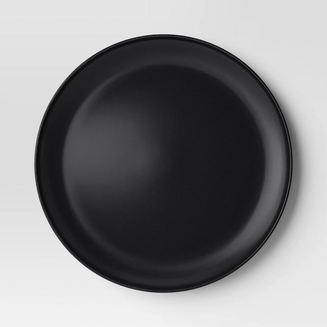 10.5" Dinner Plate Black - Room Essentials™