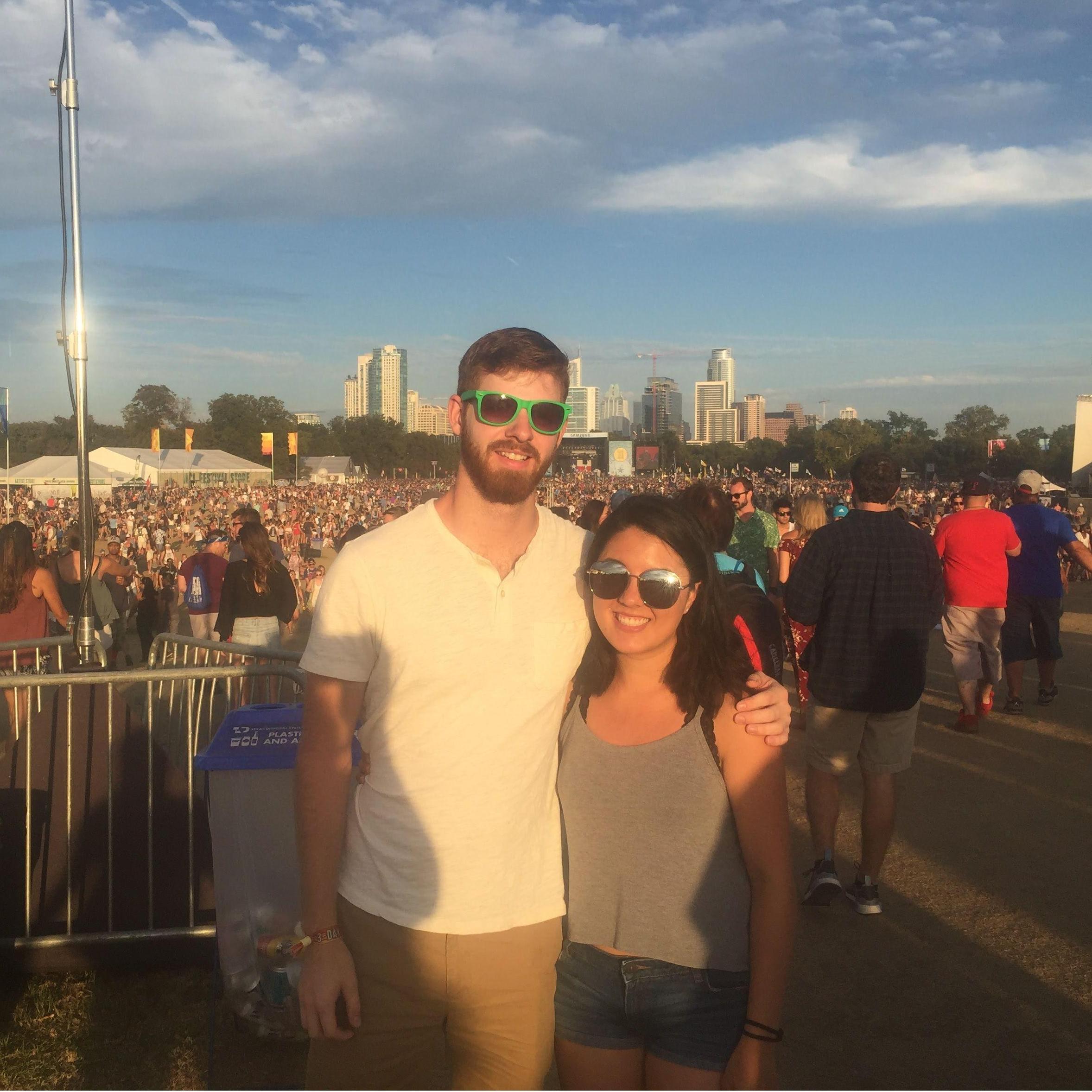 Austin, TX | The first of many concert experiences was meeting up for a day at ACL.