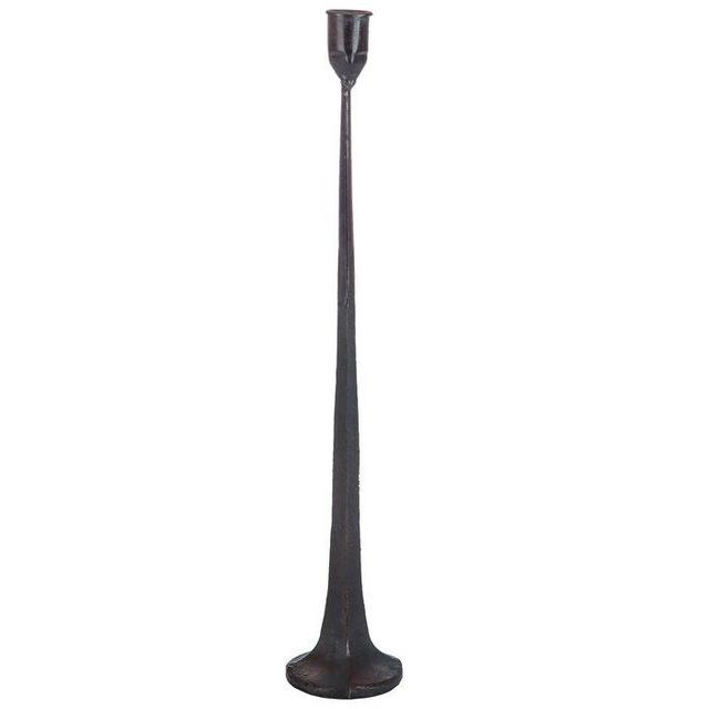 Black Hand Forged Metal Candle Holder - MEDIUM
