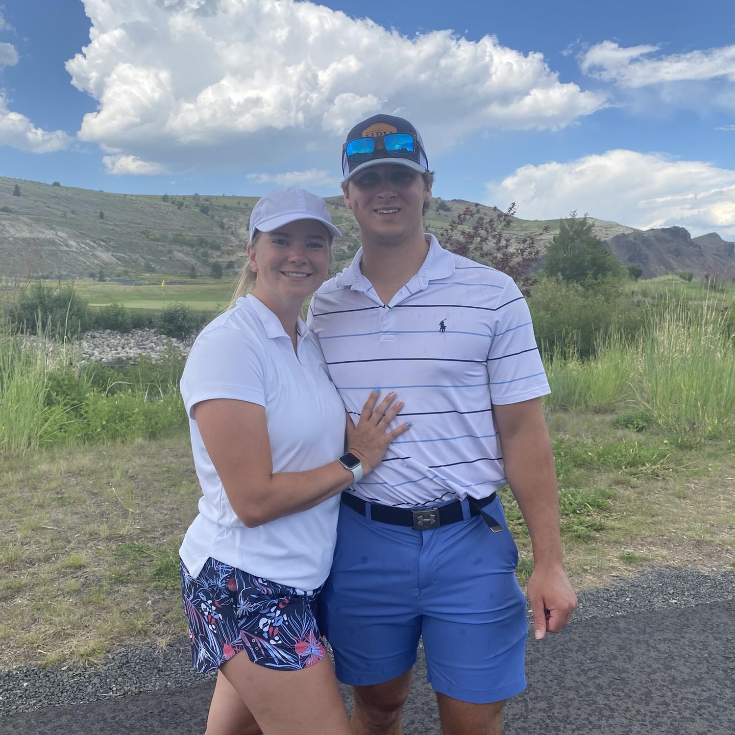 Golfing in Montana