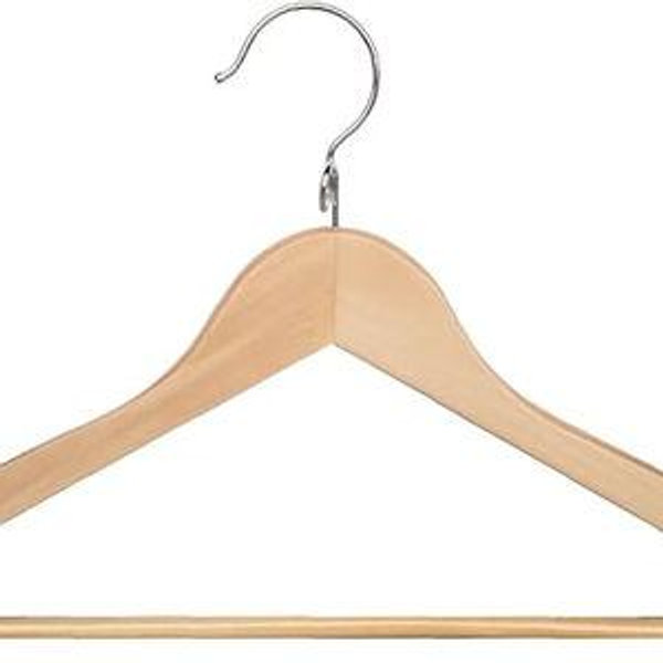 Utopia Home Premium Wooden Hangers 30 Pack (Natural)