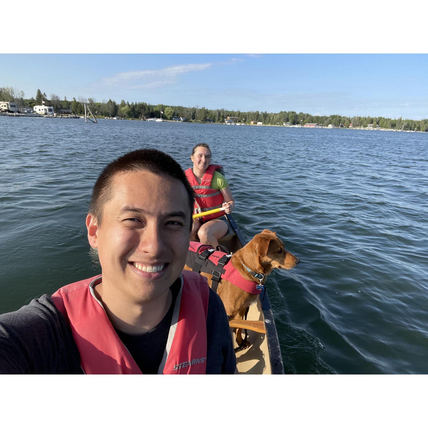 Before Rita saw a duck and jumped out.
Just kidding!