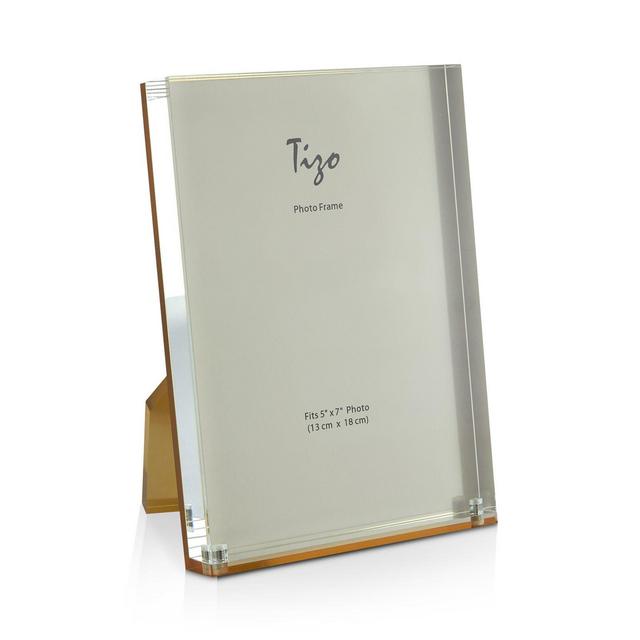Tizo Gold Back Lucite Frame, 5" x 7"