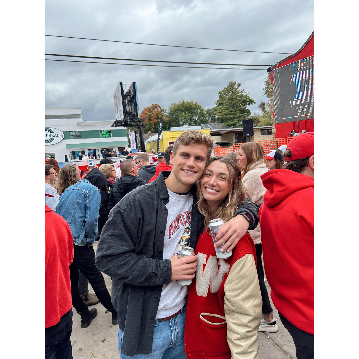 Lots of trips to see each other during medical school