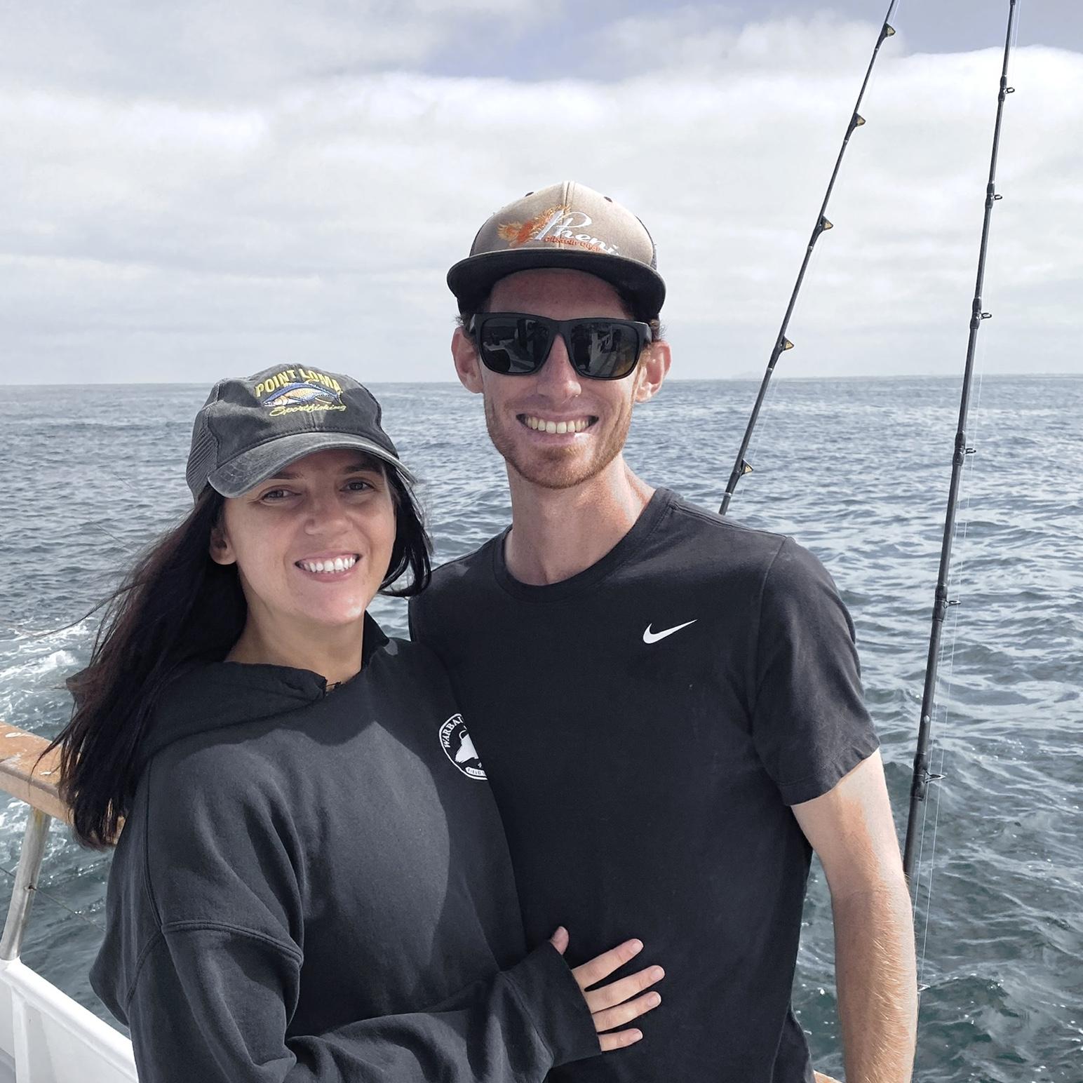 Fishing trip off the coast of San Diego