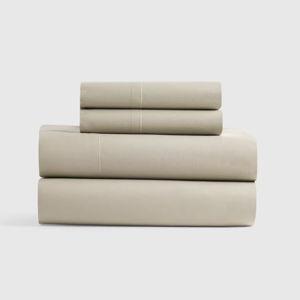 Classic Organic Percale Sheet Set in Toffee