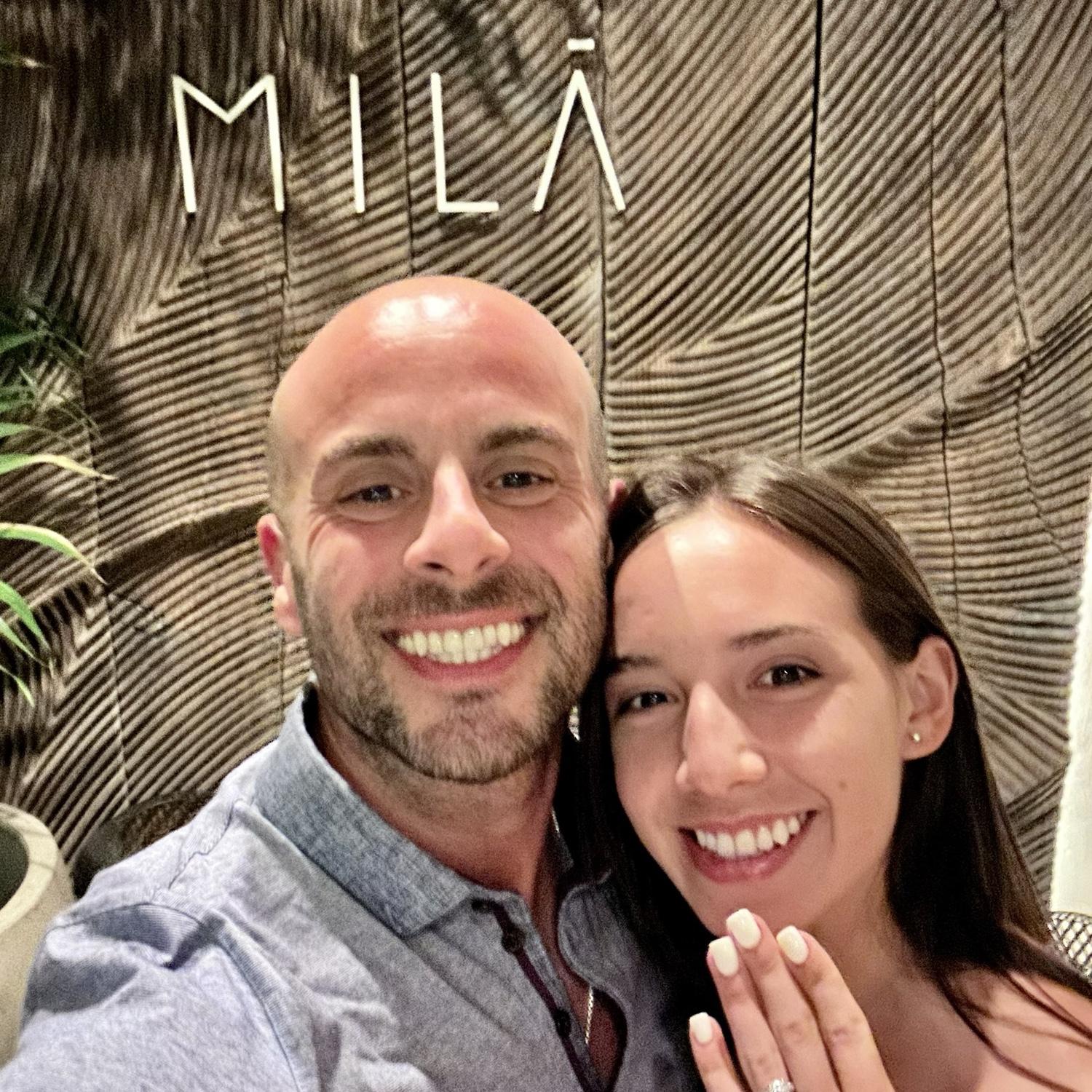 Right after we said, ‘I can’t wait to marry you!’