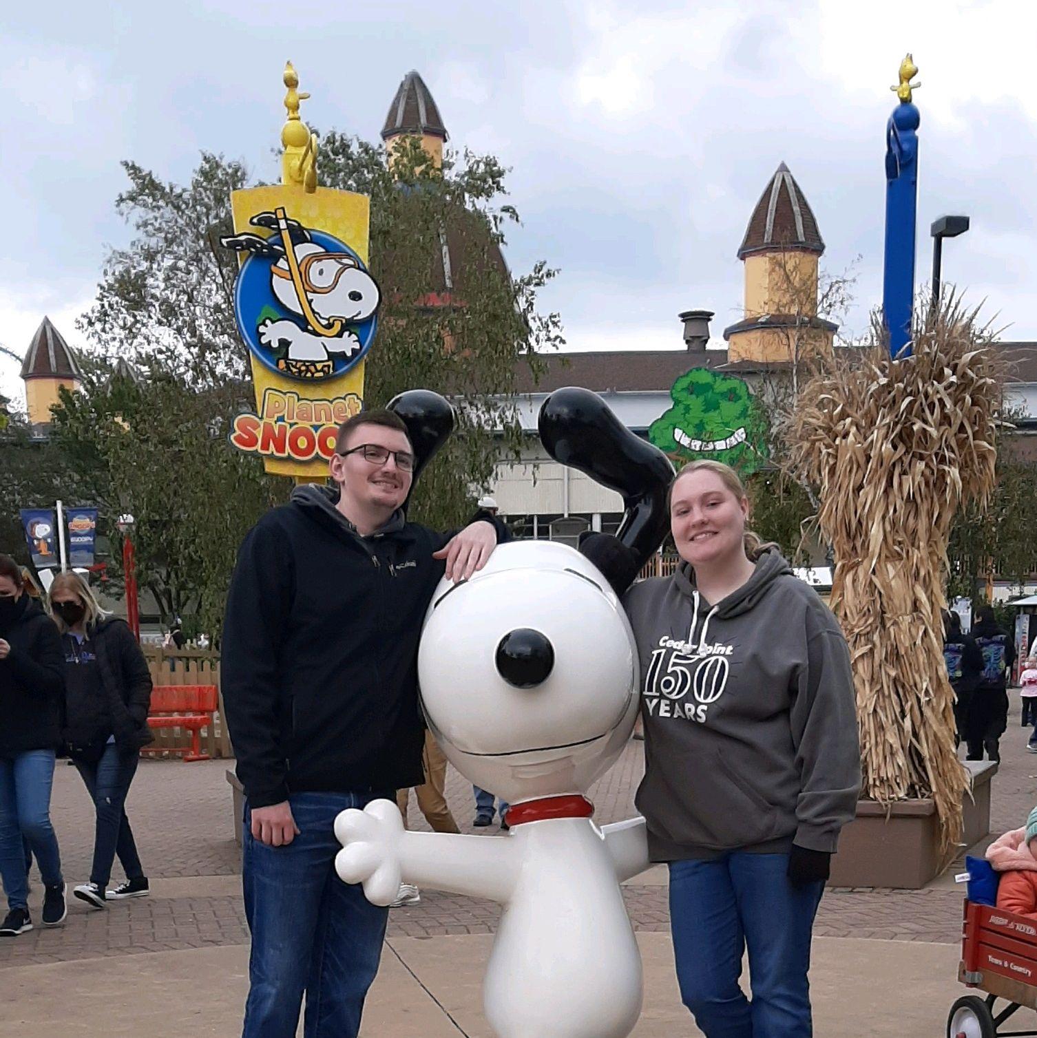 Our first Cedar point visit together