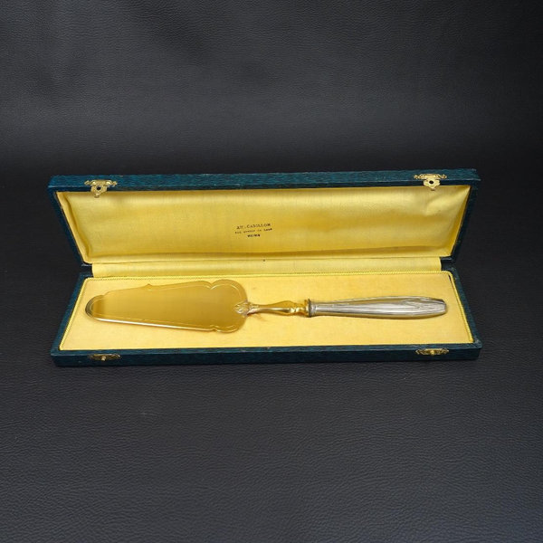 Art Deco Brass Pie & Cake Server From France