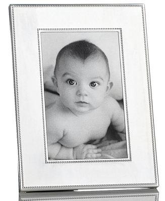 Martha Stewart Collection Picture Frame, Silver Bead 4" x 6"